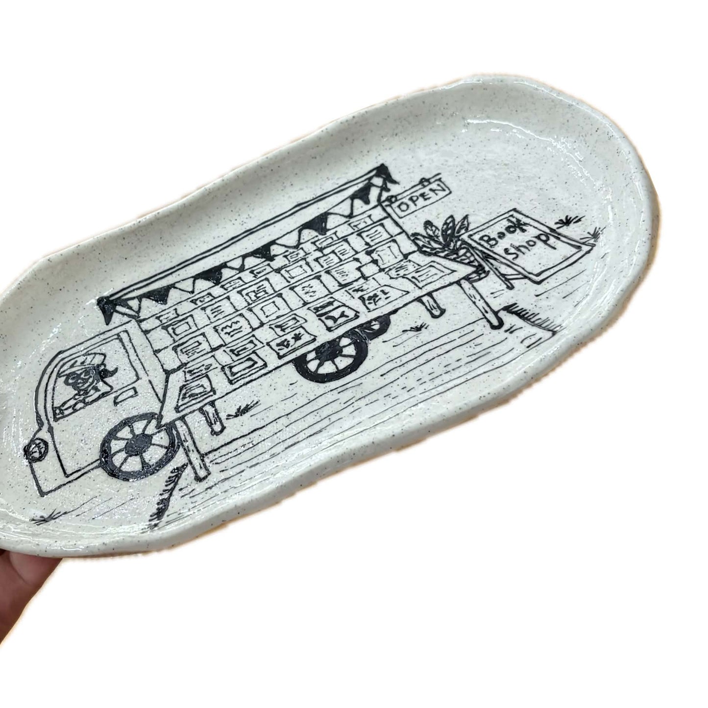 BELOVED POTTERY - Drawing Plate - Travelling Book Shop