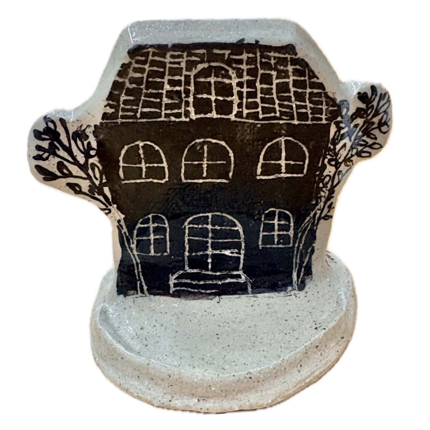 BELOVED POTTERY - Village - Tropical House Jewelry Holder