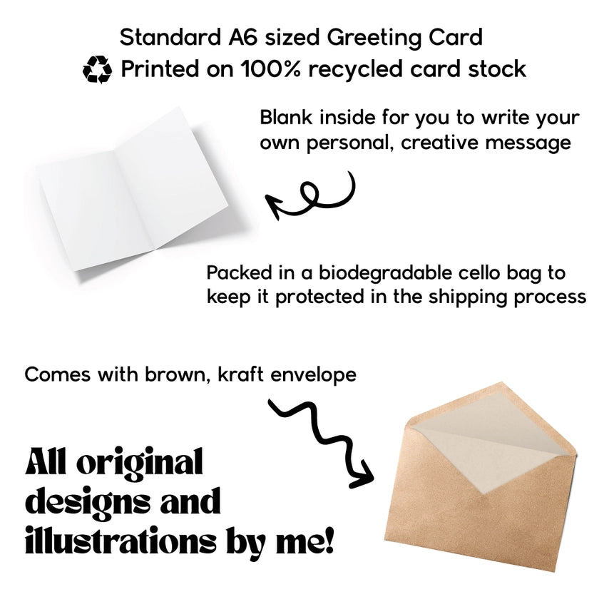 Green Mini Creative - Greeting Cards- Party Animal