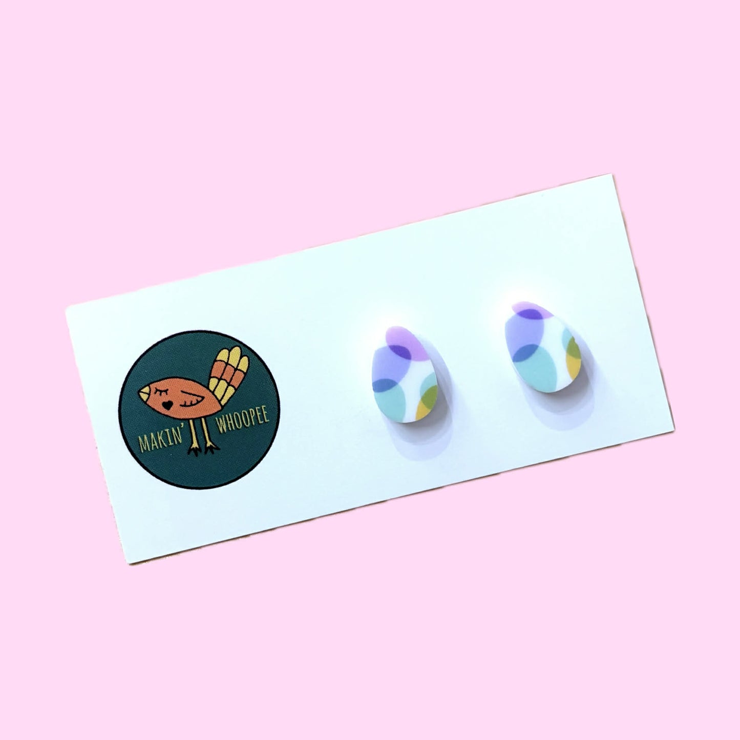 MAKIN' WHOOPEE - EASTER "Spotty Eggs" STUD EARRINGS