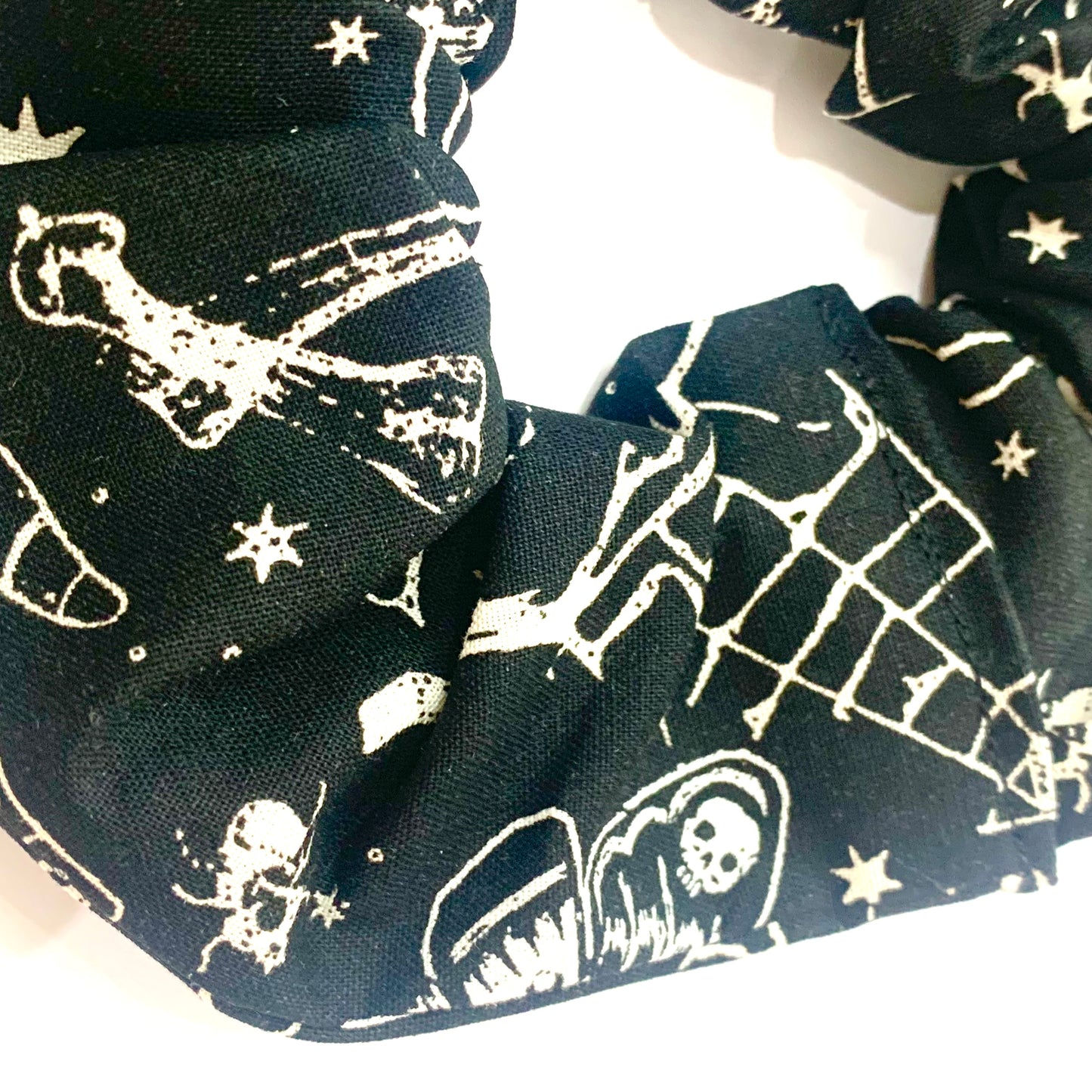 MUMMA WHOOPEE - "Black Magic" Halloween Jumbo Scrunchies