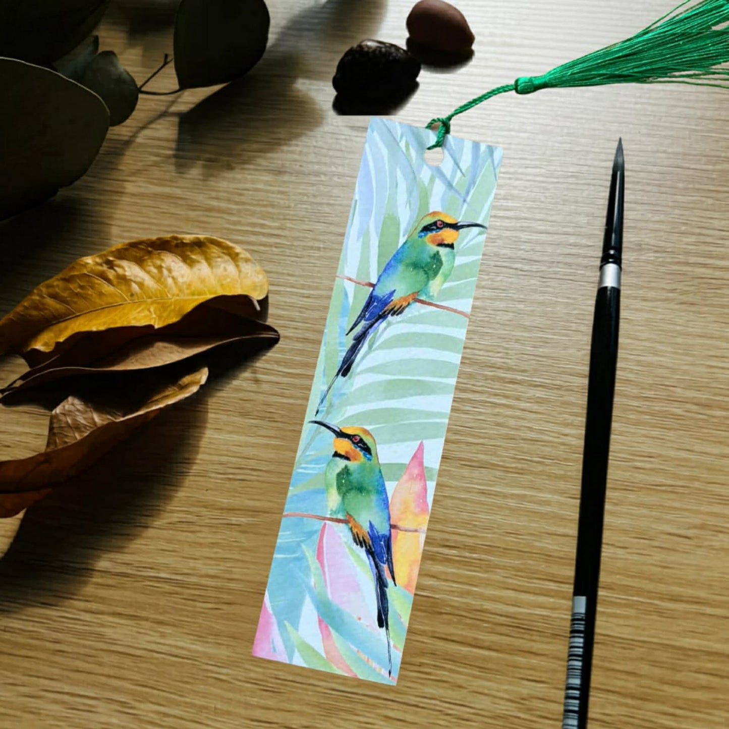 ESZTER'S CREATIONS- "Sunbird" Bookmark- Textured Paper