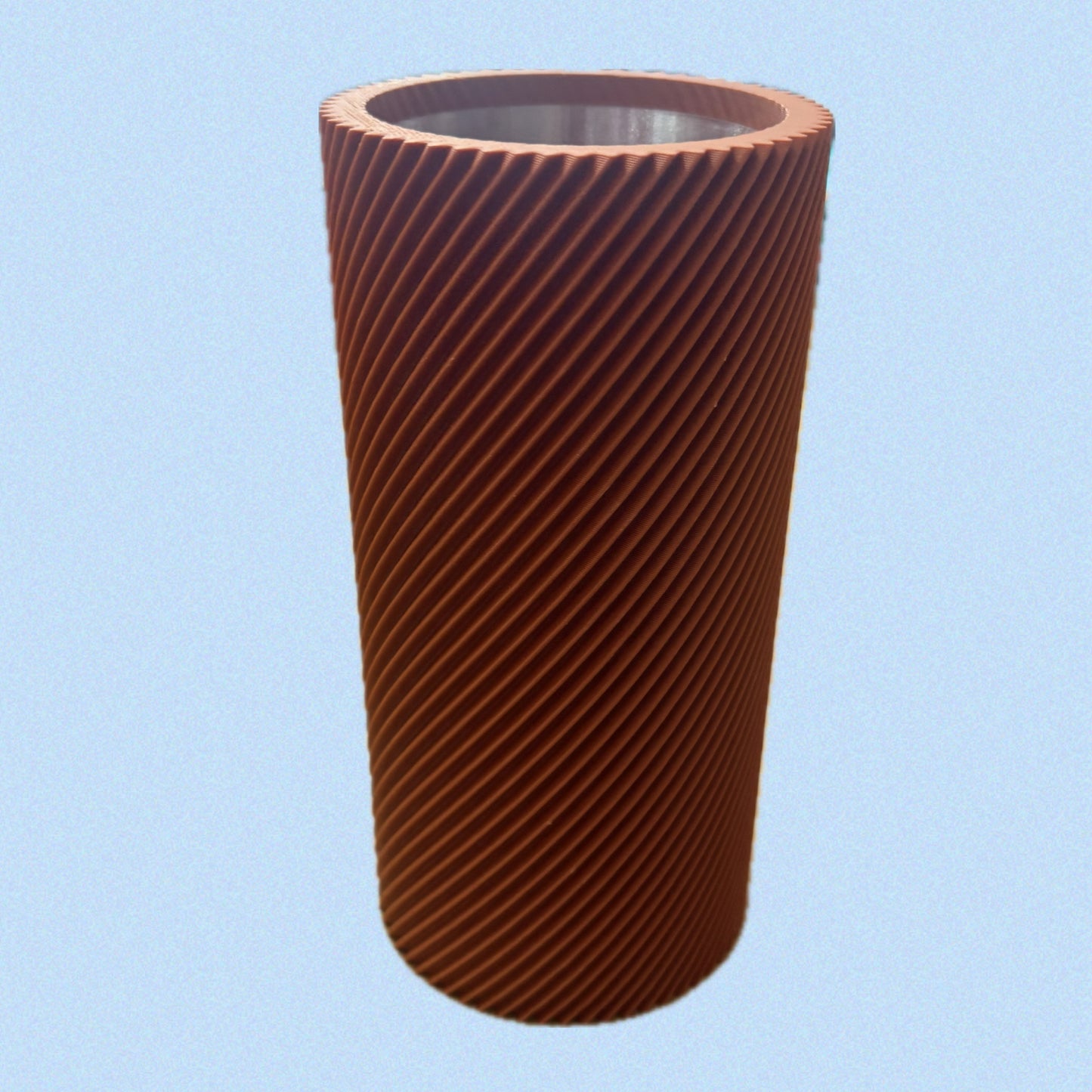DWAYNSKI.3D - Spiral Vase Terracotta