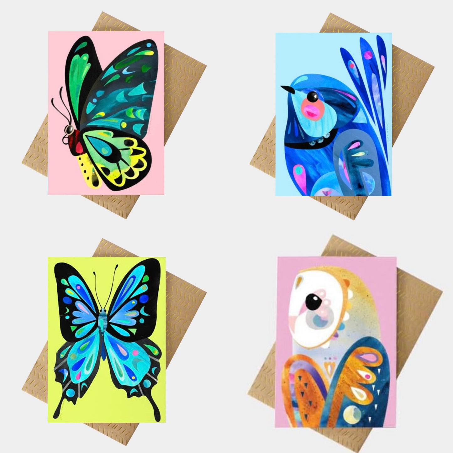 PETE CROMER - CAIRNS BIRDWING BUTTERFLY- GREETING CARD