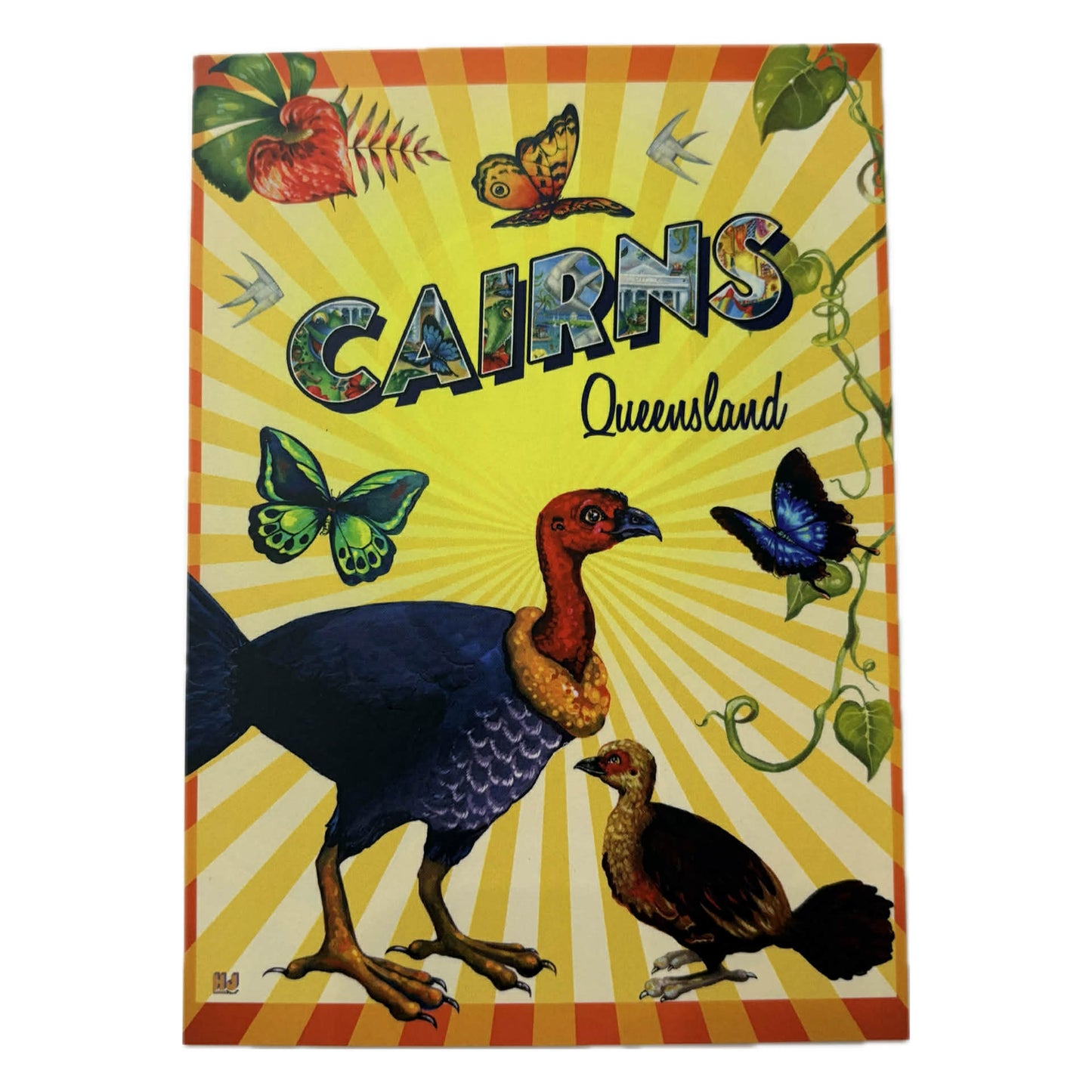 HAYLEY GILLESPIE - "CAIRNS BUSH TURKEY" POSTCARD