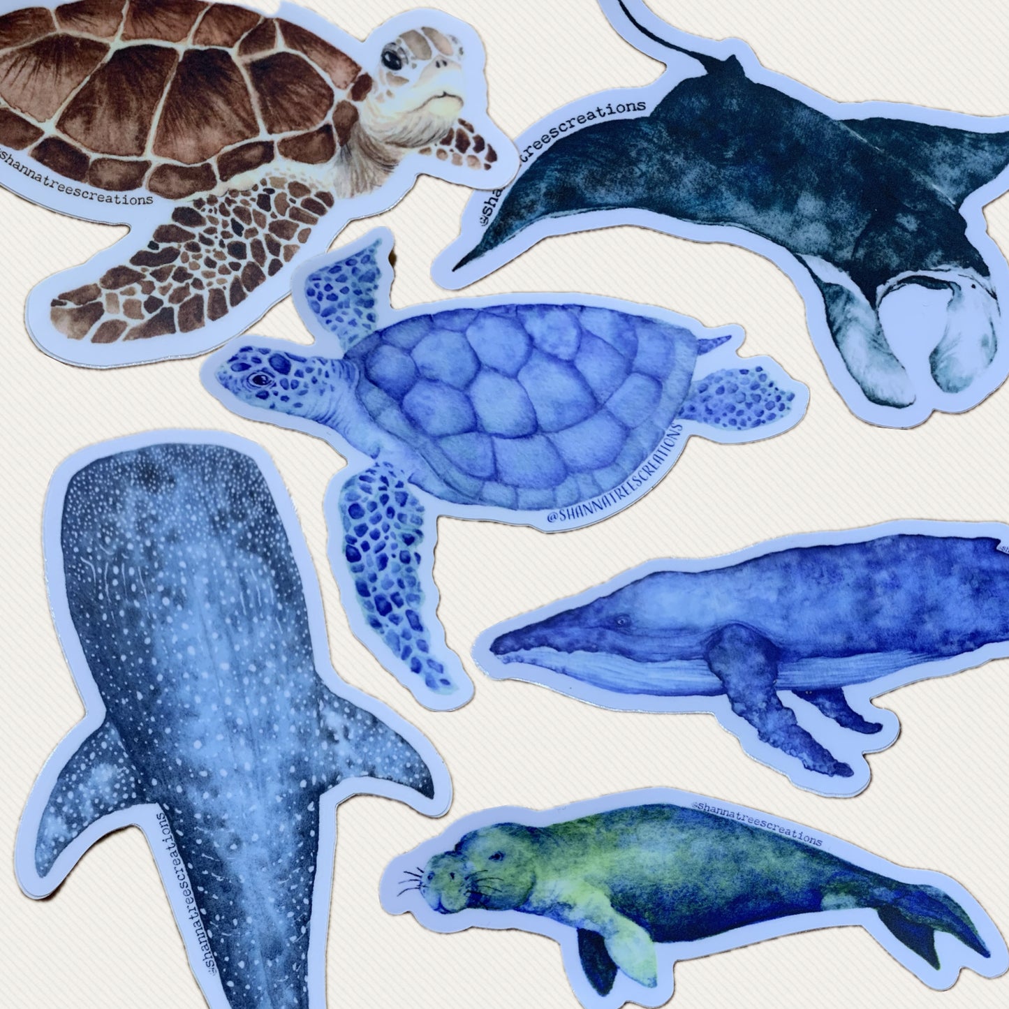Shanna Trees Creations- Dugong Medium Sticker