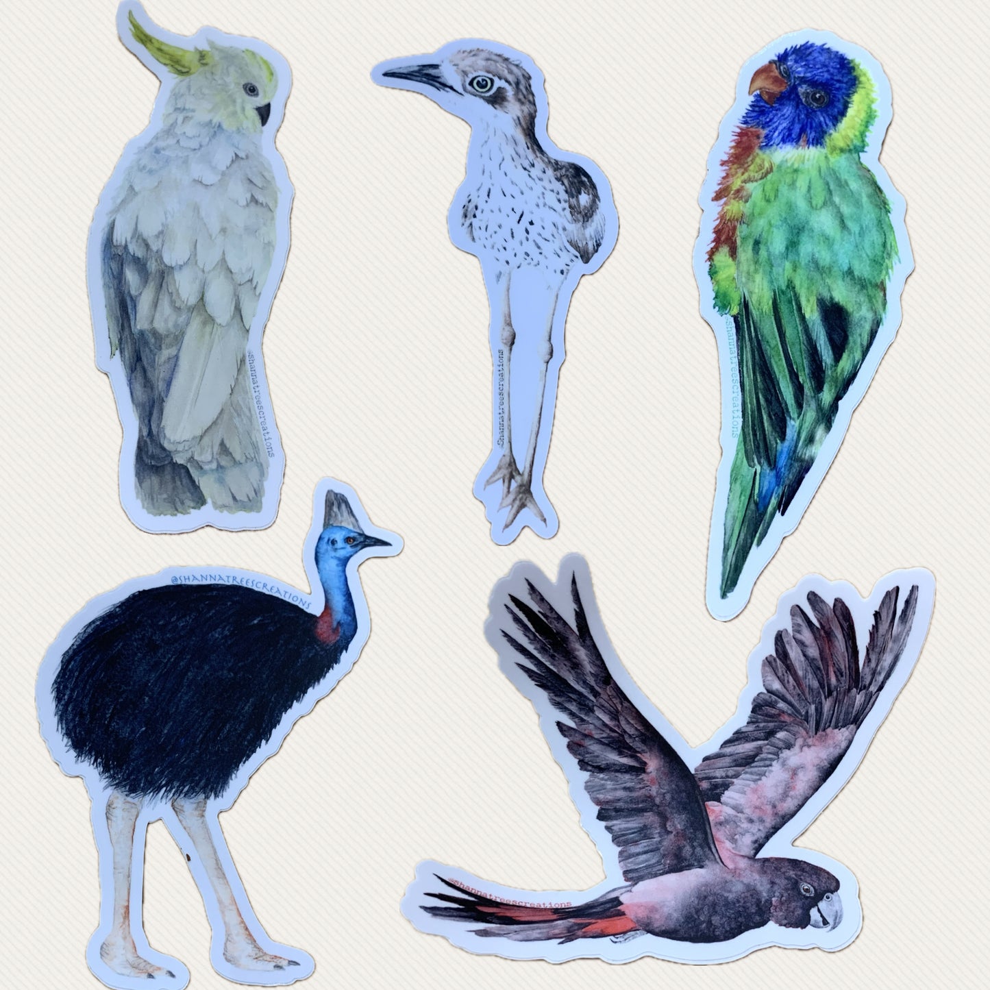 Shanna Trees Creations- Curlew Medium Sticker