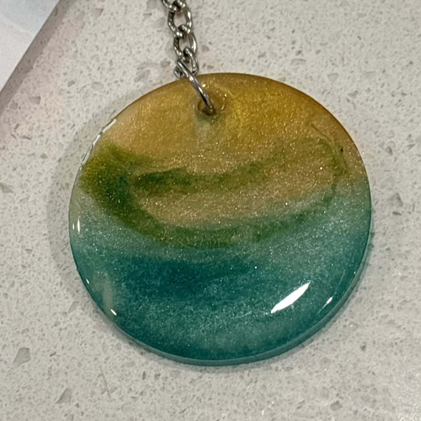 BRENDA STONE ART - Resin Ocean Keyring 3