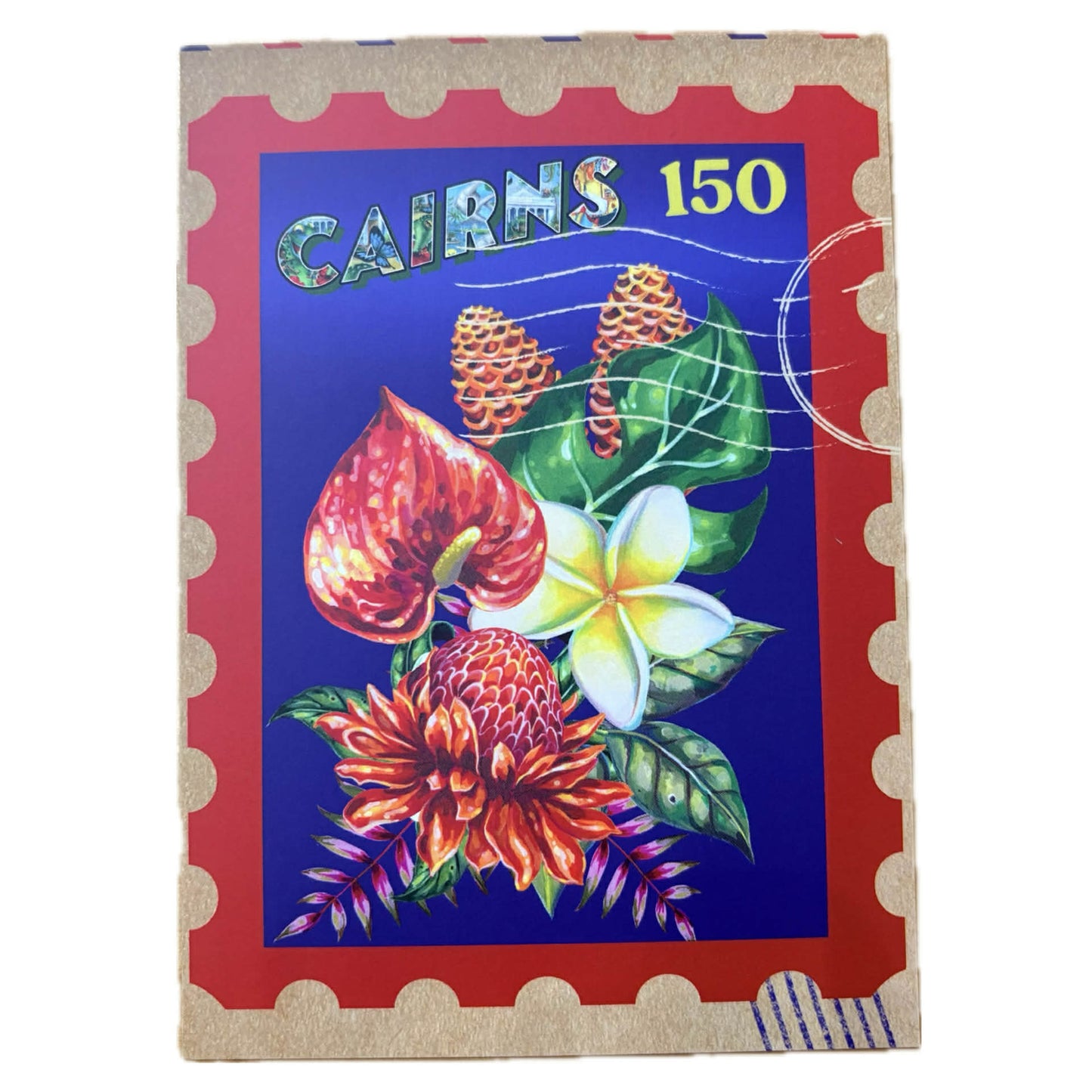HAYLEY GILLESPIE - "CAIRNS TROPICAL FLOWERS" POSTCARD