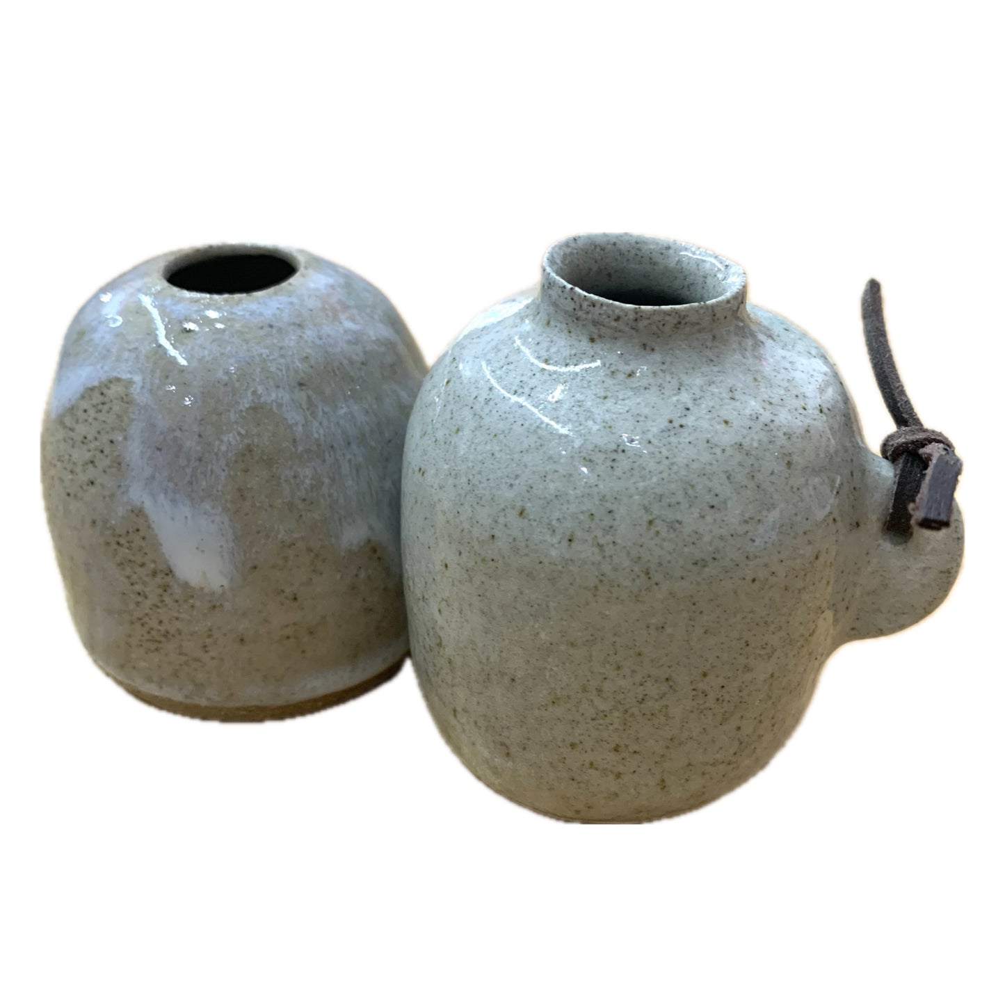BELOVED POTTERY -Small Vase #2- White Domed