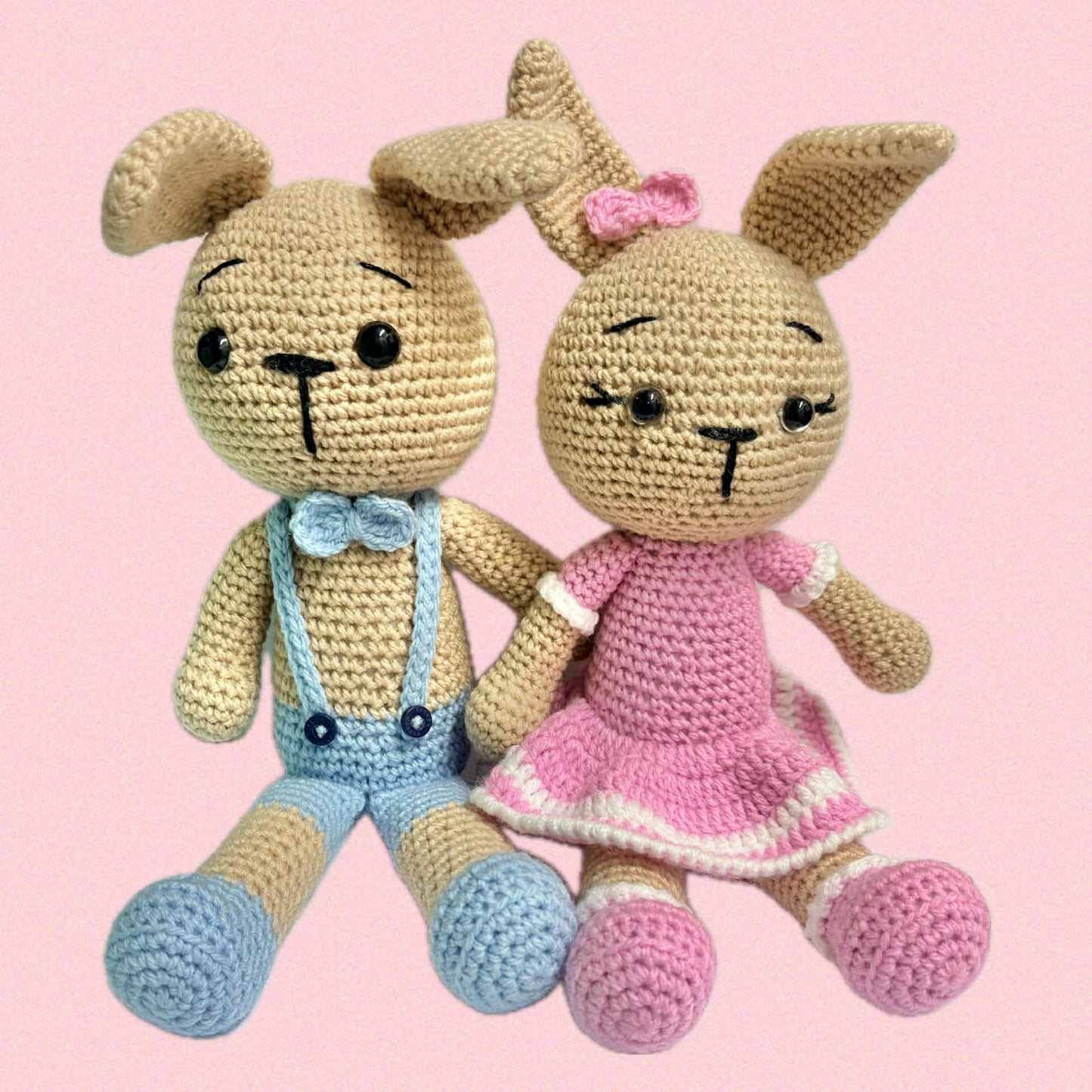 BEAKNITS - Bunny Boy in Light Blue