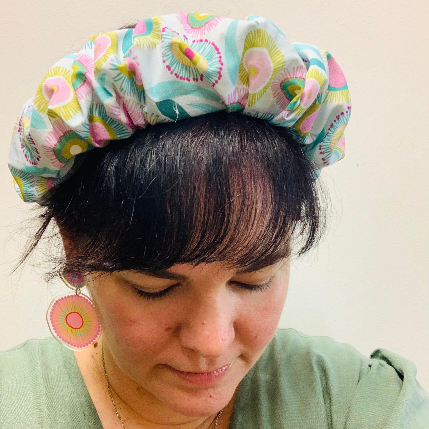 THIS BIRD HAS FLOWN - JUMBO SCRUNCHIE HEADBANDS- Pastel Rainbows