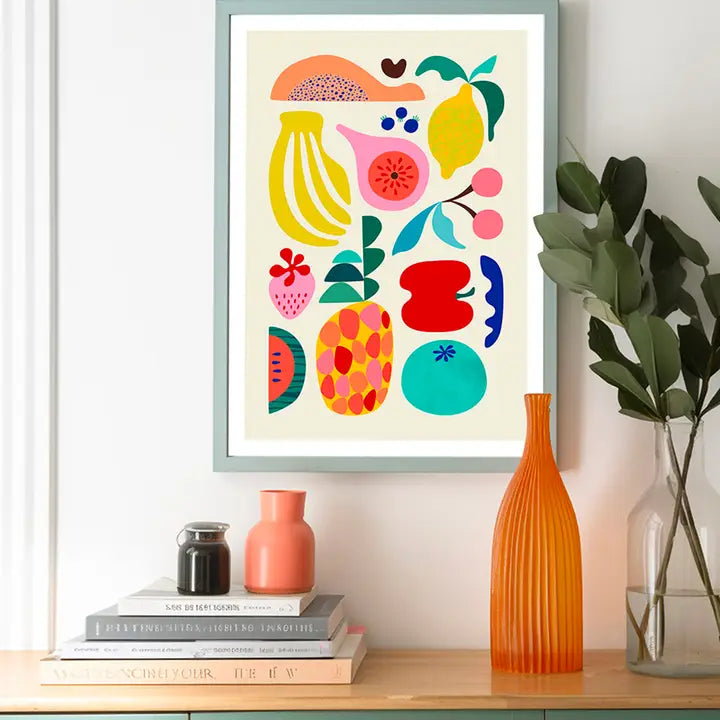 3 BIRDIES STUDIO- "Summer Fruit" A5 Art Print