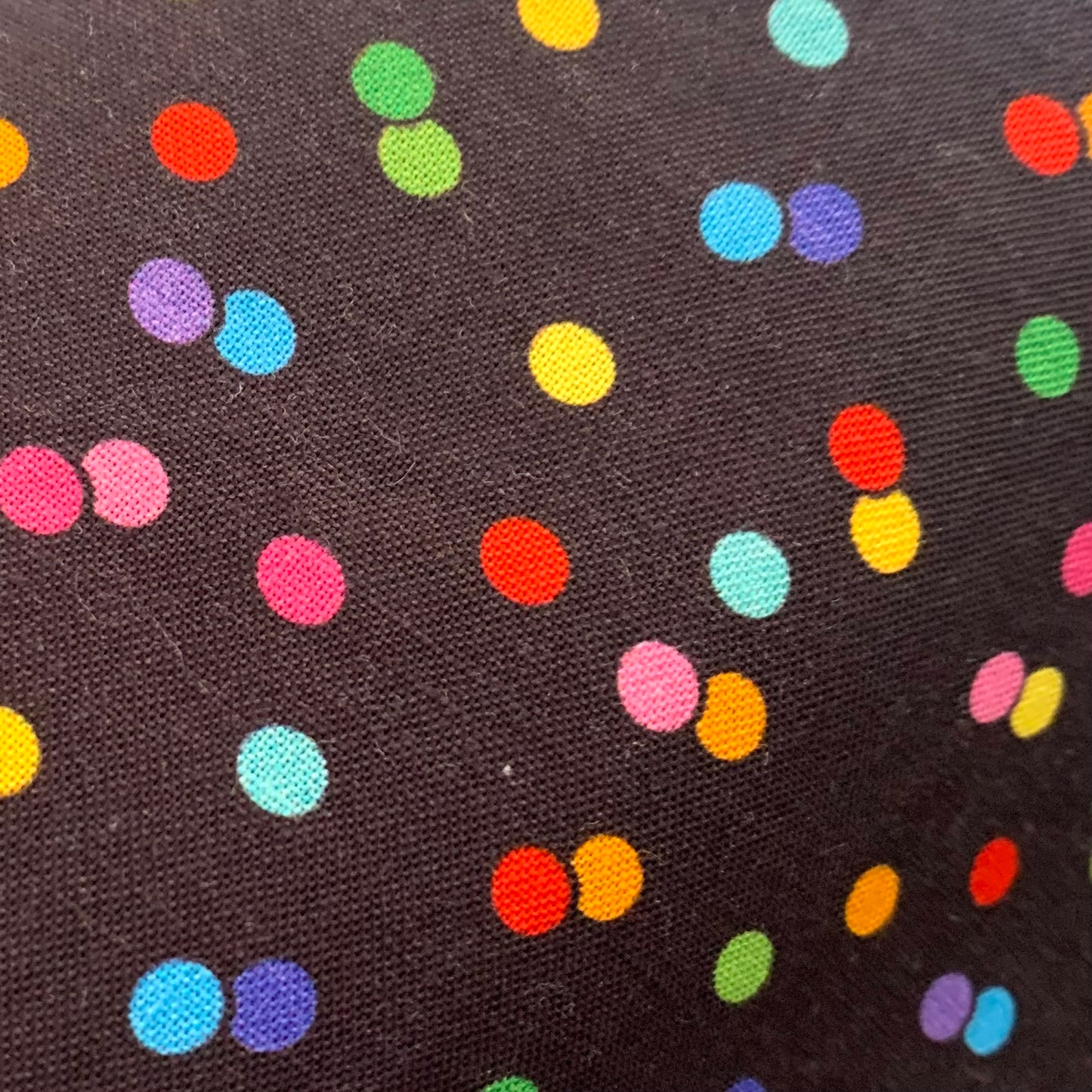 MUMMA WHOOPEE - "Black Confetti" REGULAR SCRUNCHIES