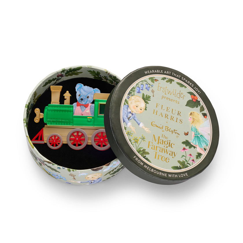 ERSTWILDER - "Bear Station" Brooch - Fleur Harris x Enid Blyton - THE MAGIC FARAWAY TREE