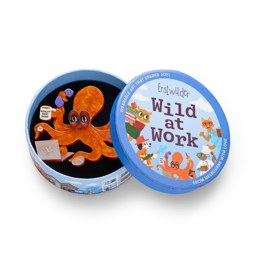 ERSTWILDER - "Ollie Inkwell" Brooch - WILD AT WORK