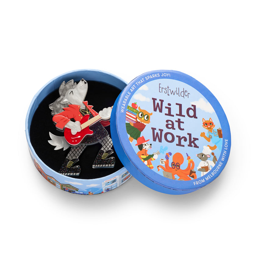 ERSTWILDER - "Howl Shredder" Brooch - WILD AT WORK