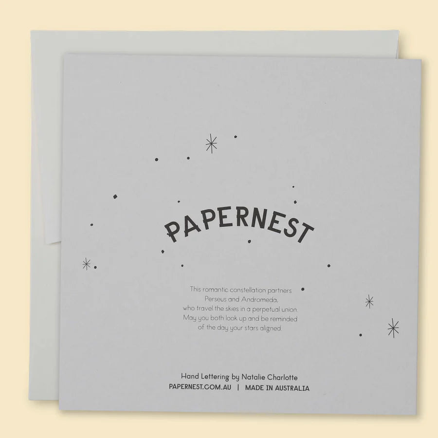 PAPERNEST - "To the Happy Couple Constellations" Greeting Card