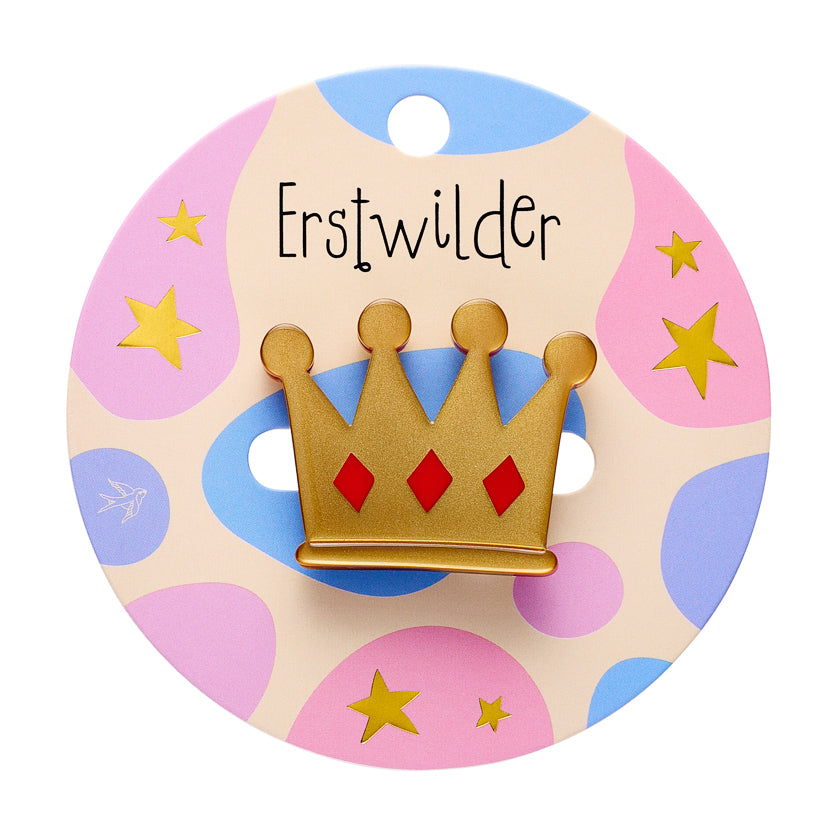 ERSTWILDER - Crown Simplified Mini Brooch - Pete Cromer Fairy Tales: Part 2