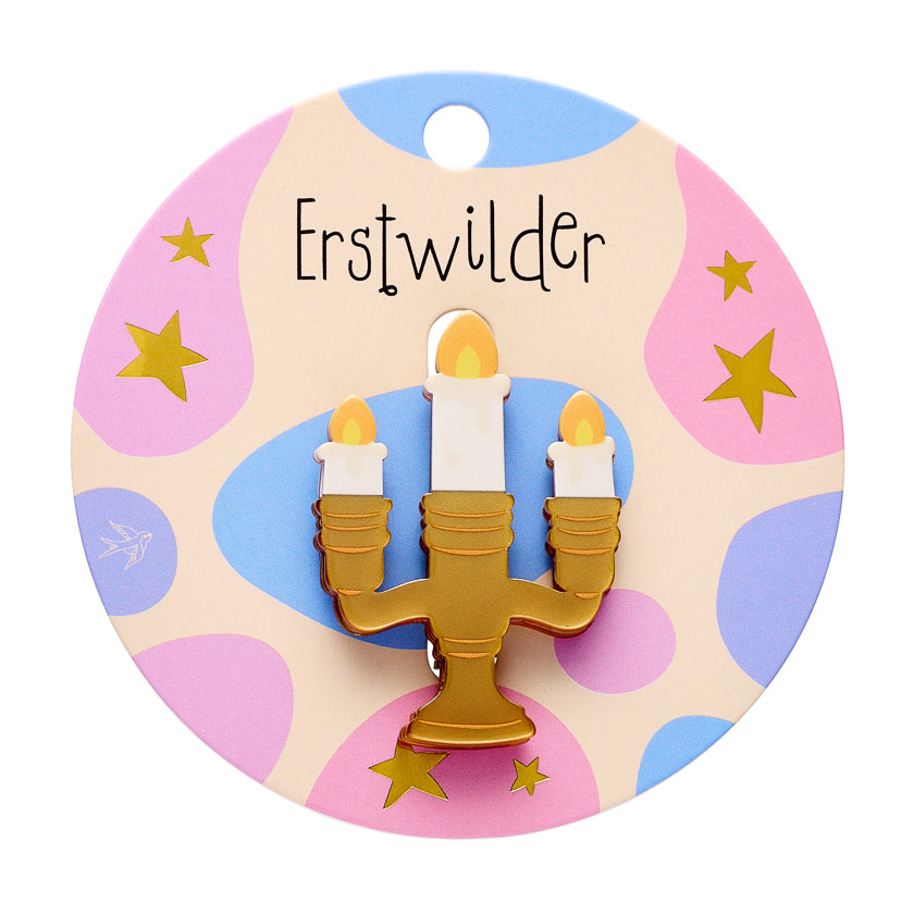 ERSTWILDER - Candelabra Simplified Mini Brooch - Pete Cromer Fairy Tales: Part 2