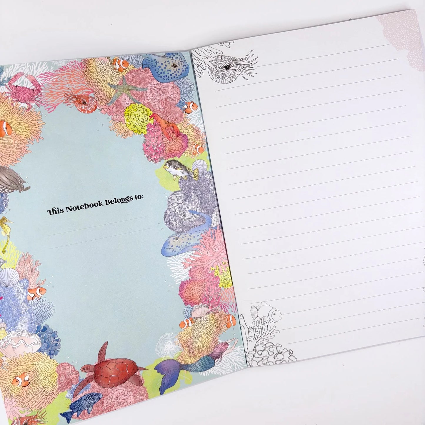 The Scenic Route - "Great Barrier Reef"- Lined Notebook