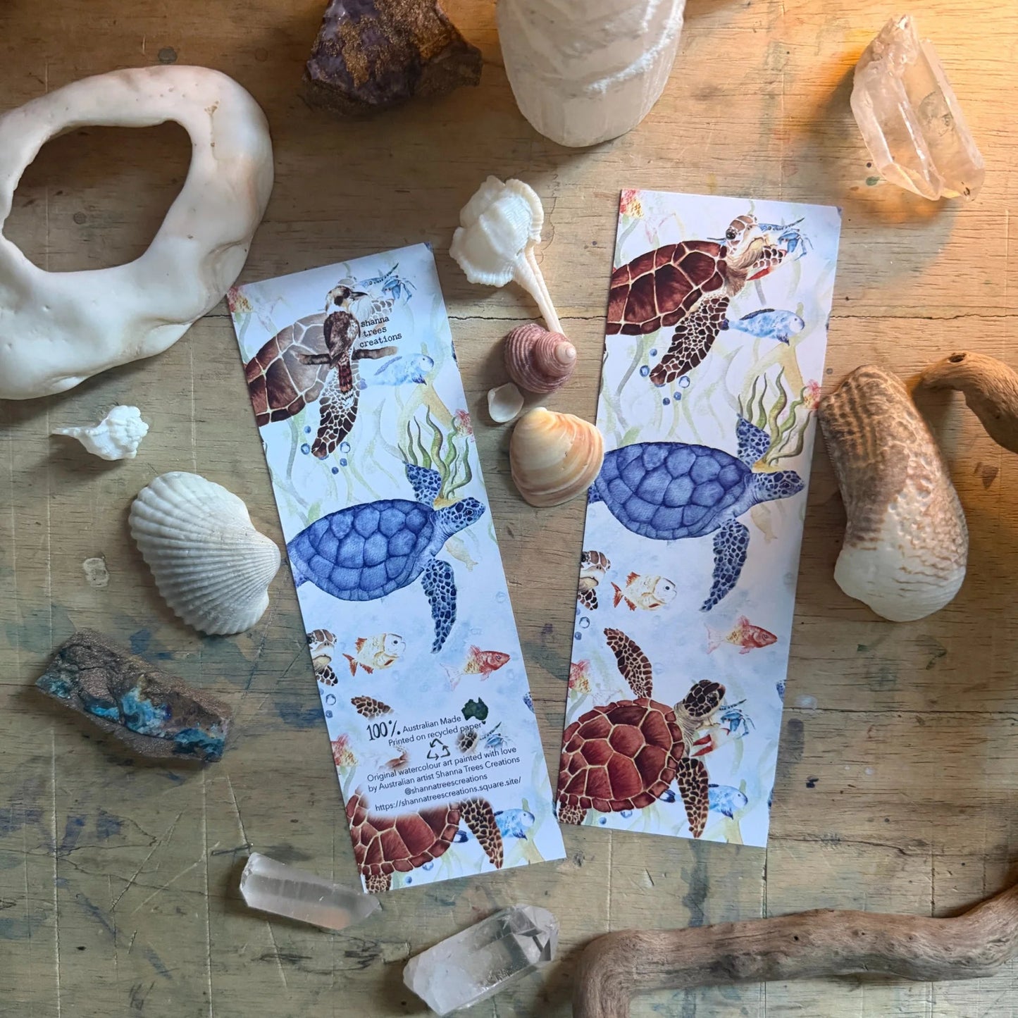 Shanna Trees Creations- "Turtles" Bookmark