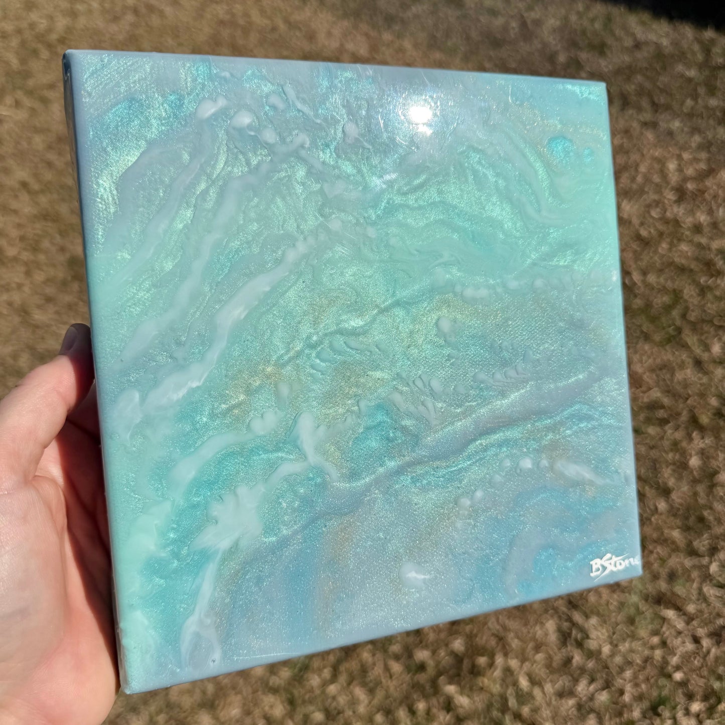 BRENDA STONE ART - 'Seashell Seas' Original Artwork 2