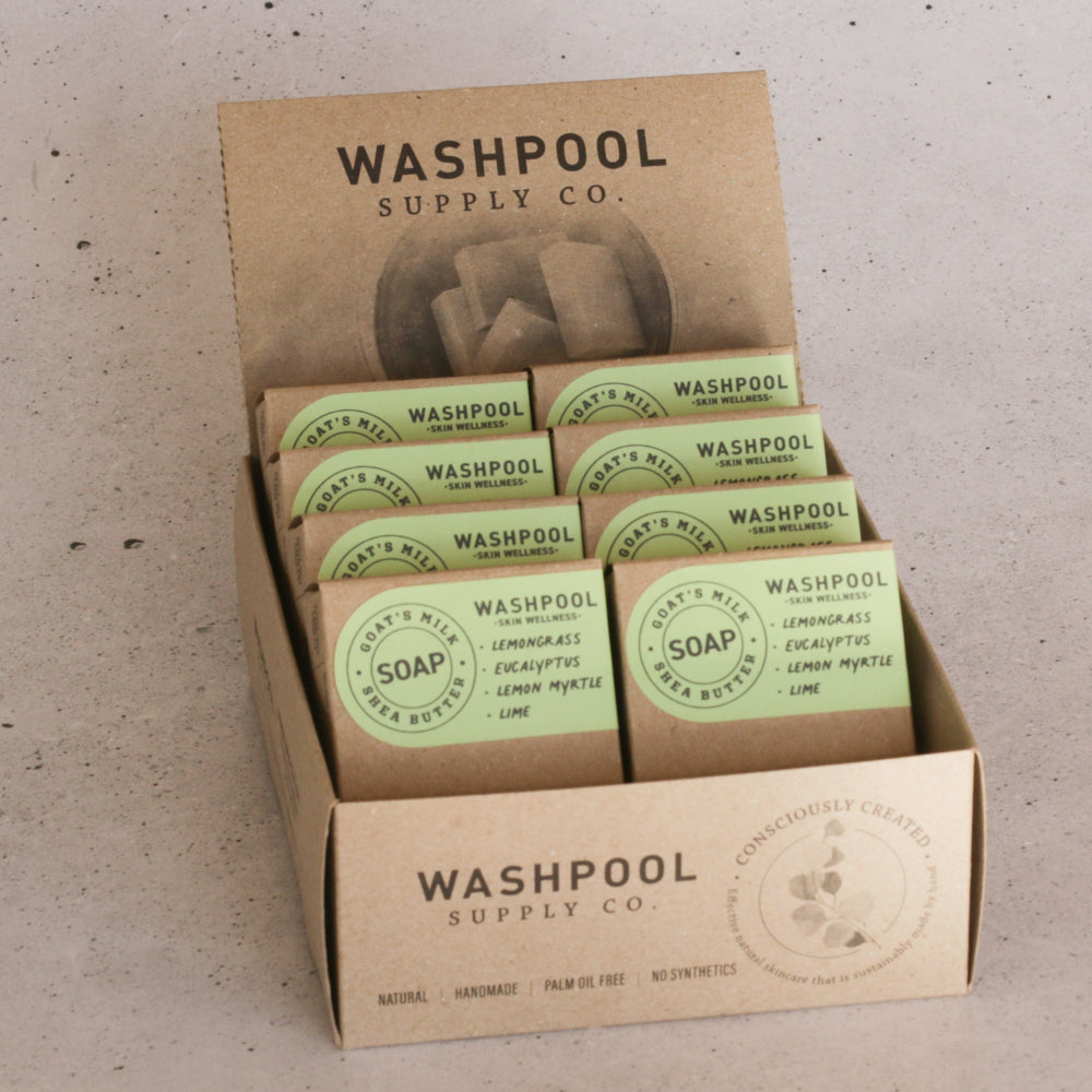 WASHPOOL SUPPLY CO- Lemongrass, Lime, & Lemon Myrtle Goat's Milk Soap