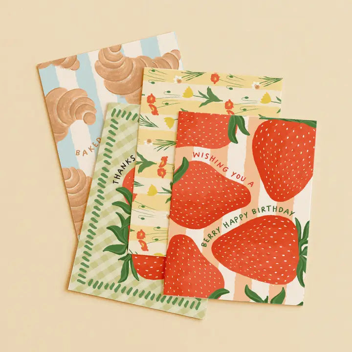 DAYMAKER STATIONERY- "Berry Happy Birthday" - Greeting Card