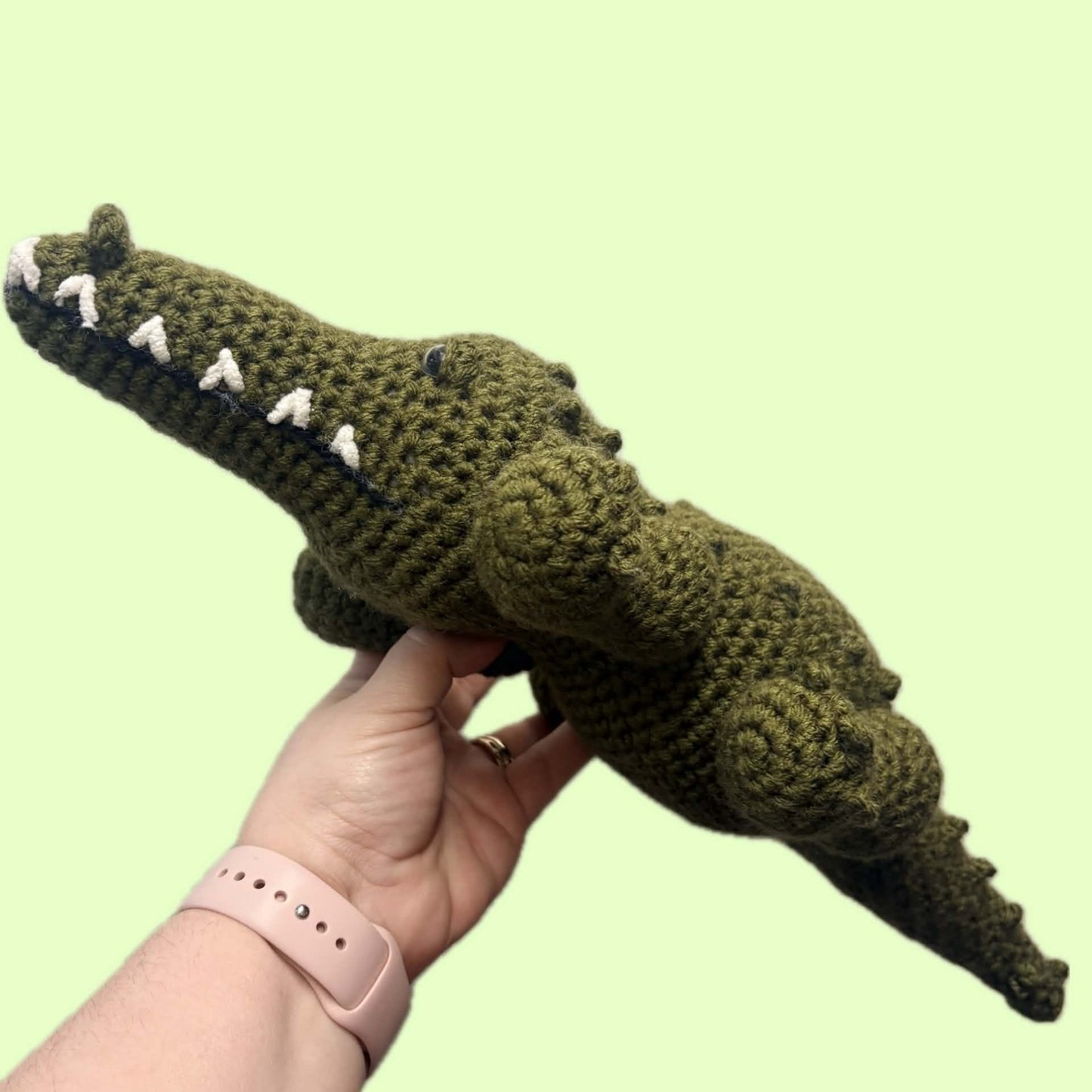 HOOKED BY JEN- CROCODILE