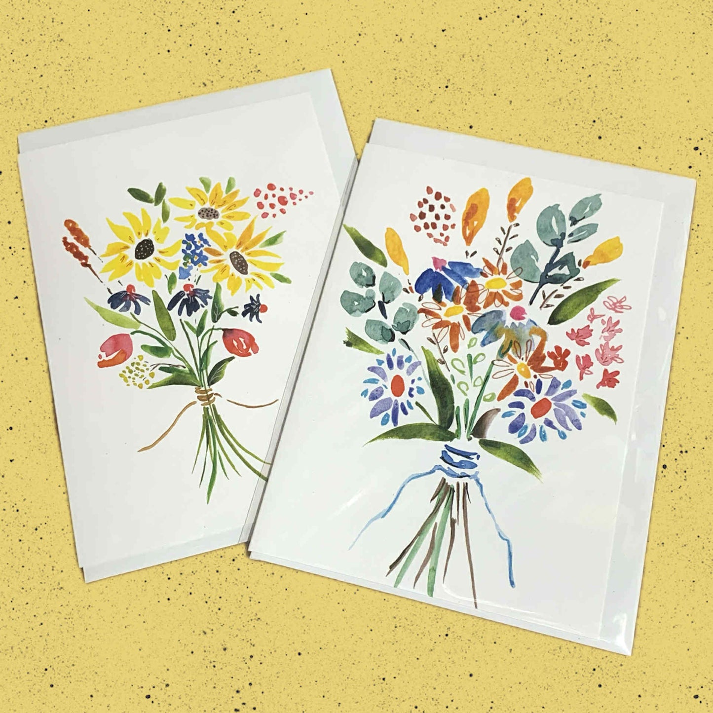 ESZTER'S CREATIONS- "Abundant Blooms"- Greeting Card