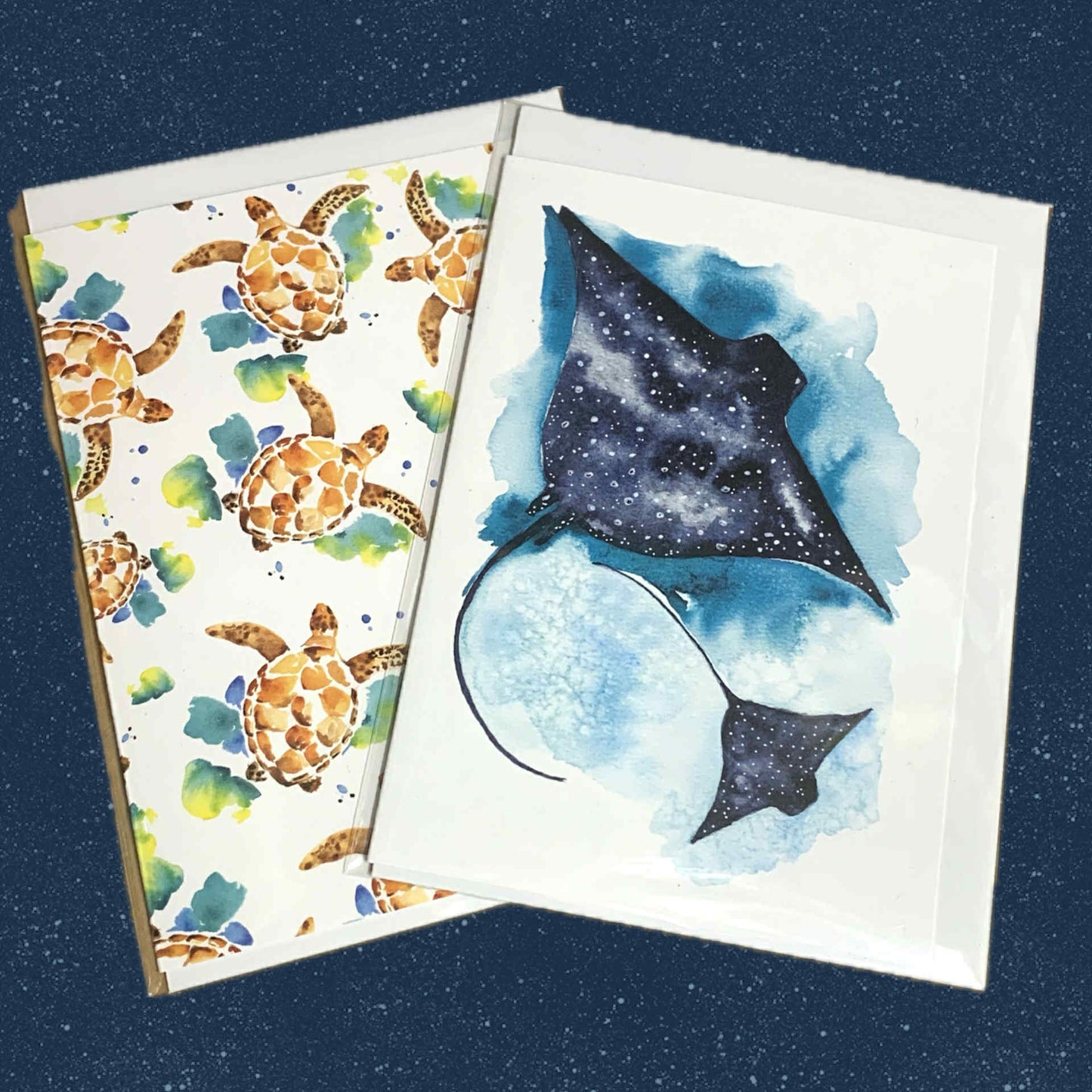 ESZTER'S CREATIONS- "Turtles"- Greeting Card