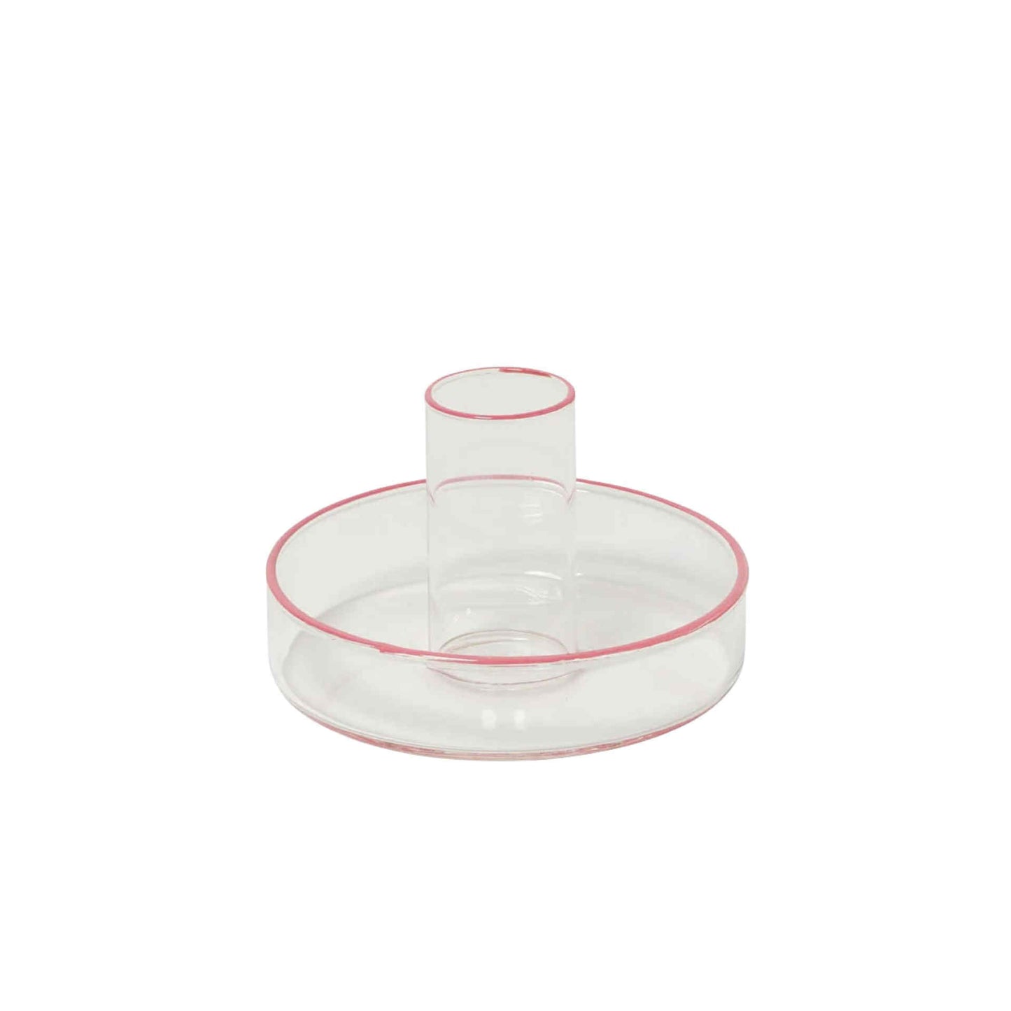 In The Roundhouse - Glass Taper Candle Holders - Set of 4