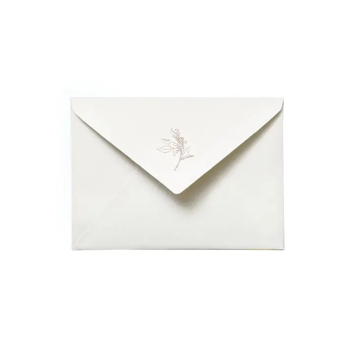 TYPOFLORA - "Floral Birthday Cake" GREETING CARD