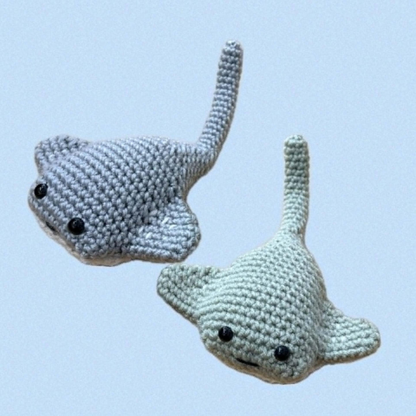 BEAKNITS- CROCHETED RAYS - light grey