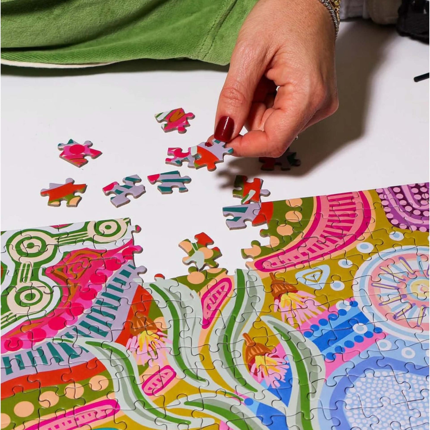 JOURNEY OF SOMETHING - 1000 PIECE PUZZLE - COLOURFUL LIFE - Ashleigh Anne Bruza