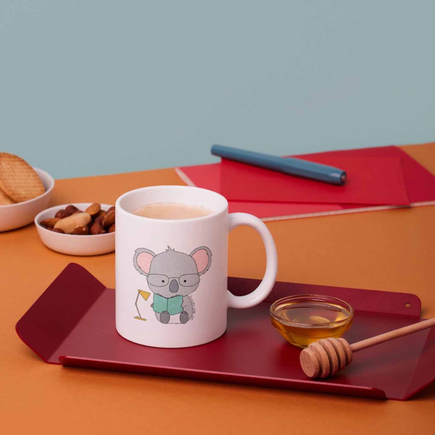 SWALLOW WIND ART - KOALA STUDY BUDDY - VINYL STICKER