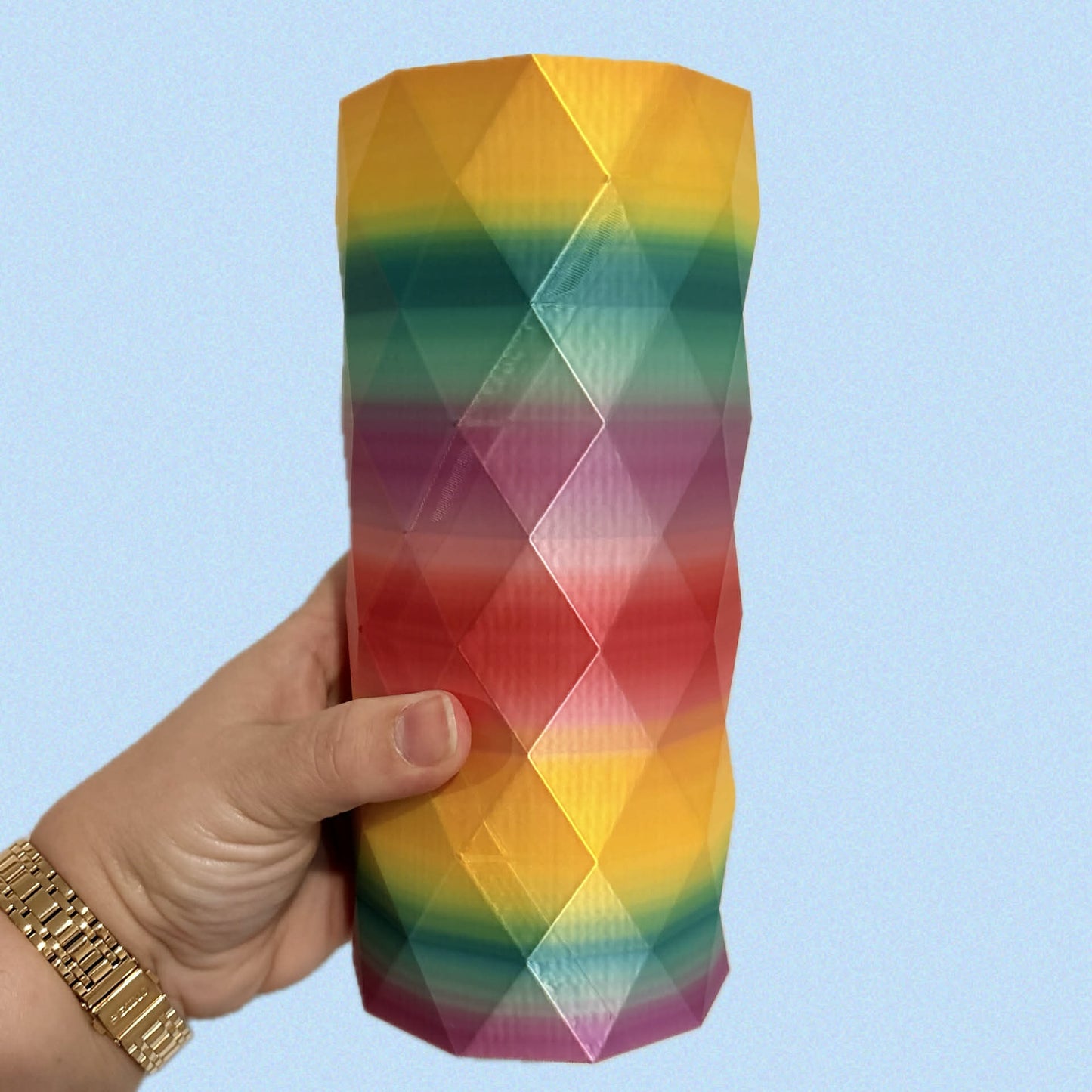 DWAYNSKI.3D - "Yadjin" Vase - Rainbow