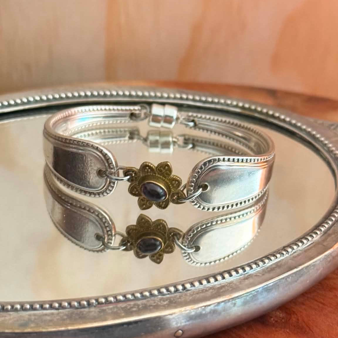 MOLLY MADE- Vintage Sheffield Handle Bracelet