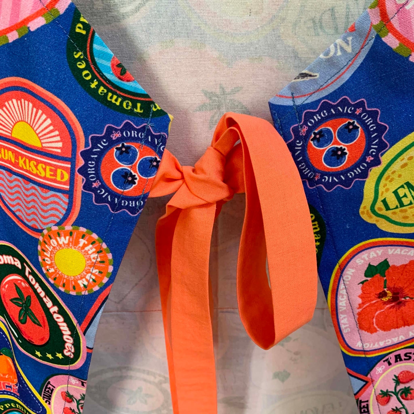 MUMMA WHOOPEE - "FRUIT STICKERS" Apron