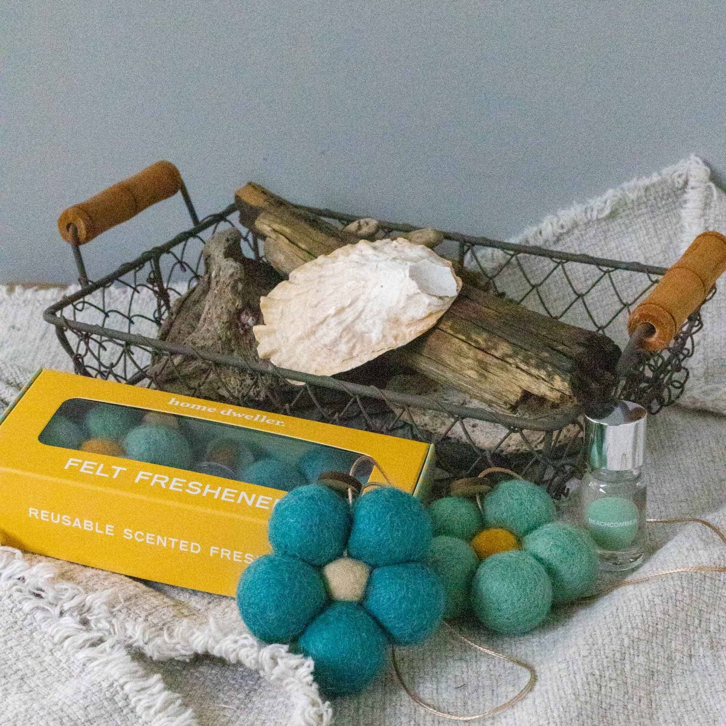 HOME DWELLER - Felt Flower Fresheners - Beachcomber