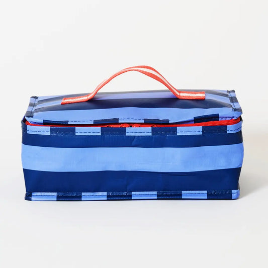PROJECT TEN - "Blue Stripe" Takeaway Insulated Tote/Lunch Bag