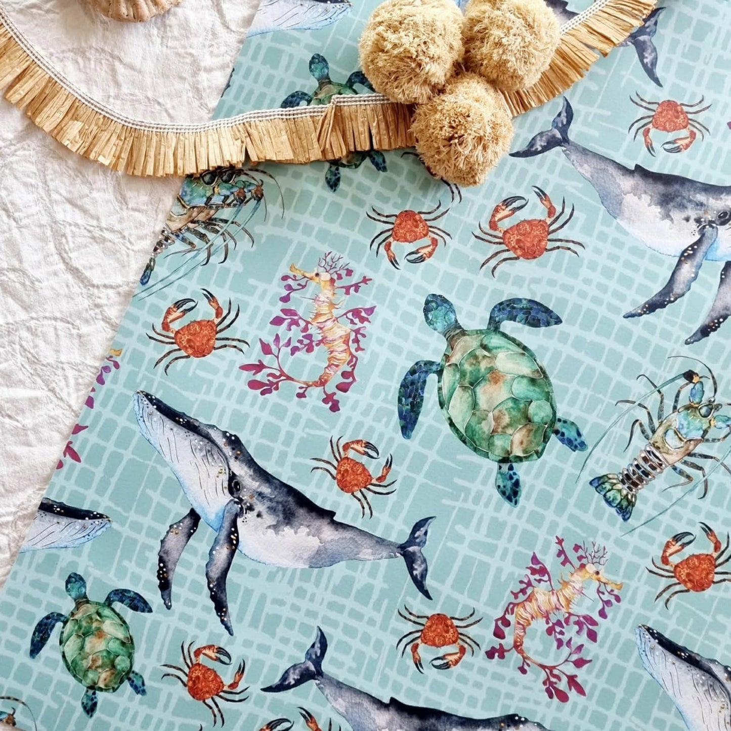 BOSA ART CO - "SEA LIFE"- Wrapping Paper