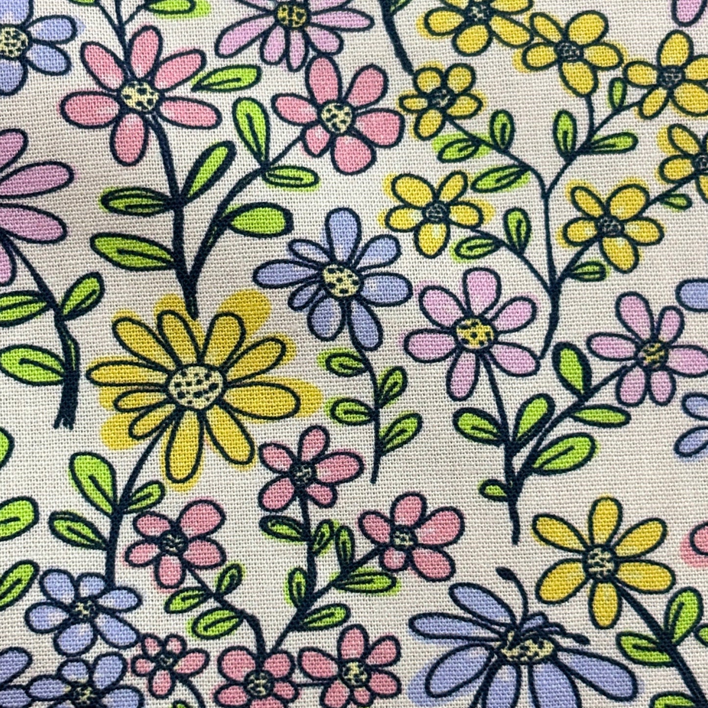 OH SEW ROSY: Eye Pillow - Daisy Field Yellow
