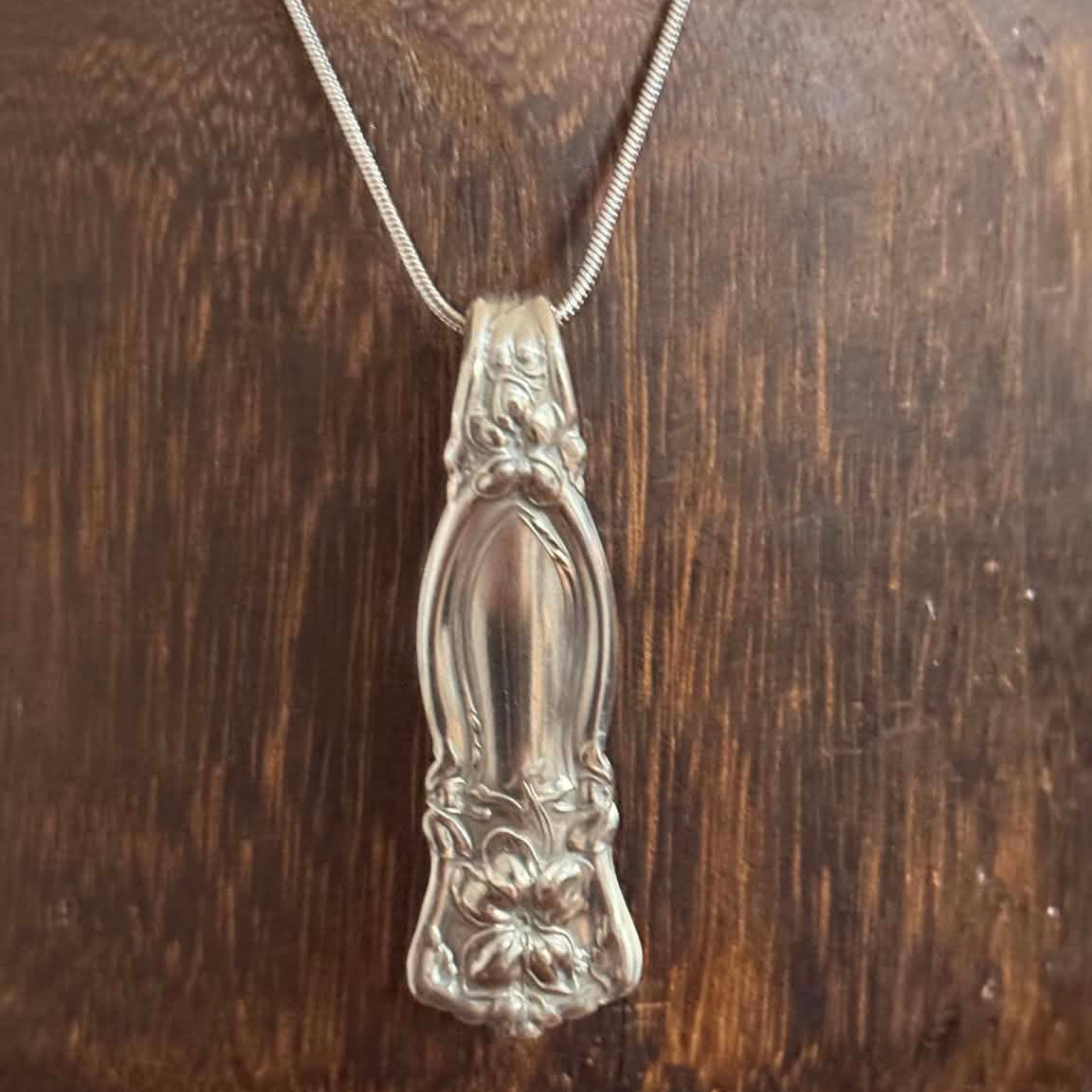MOLLY MADE- Vintage 1900s Dessert Spoon Handle Pendant Necklace