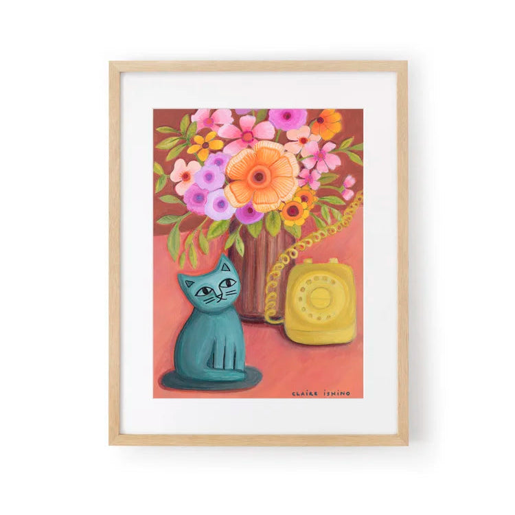 CLAIRE ISHINO- MEDIUM LIMITED EDITION A4 PRINTS- "All Ears"