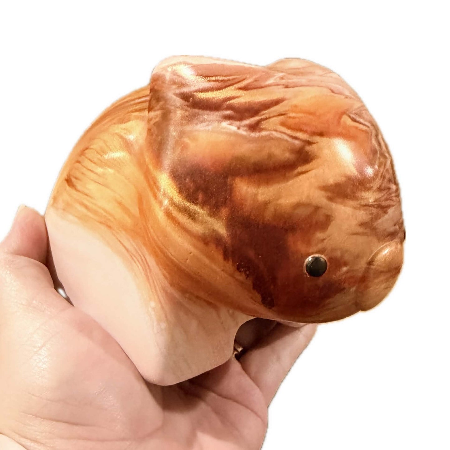 PETE CROMER - RESIN WOMBAT Natural #4 - Caramel Latte