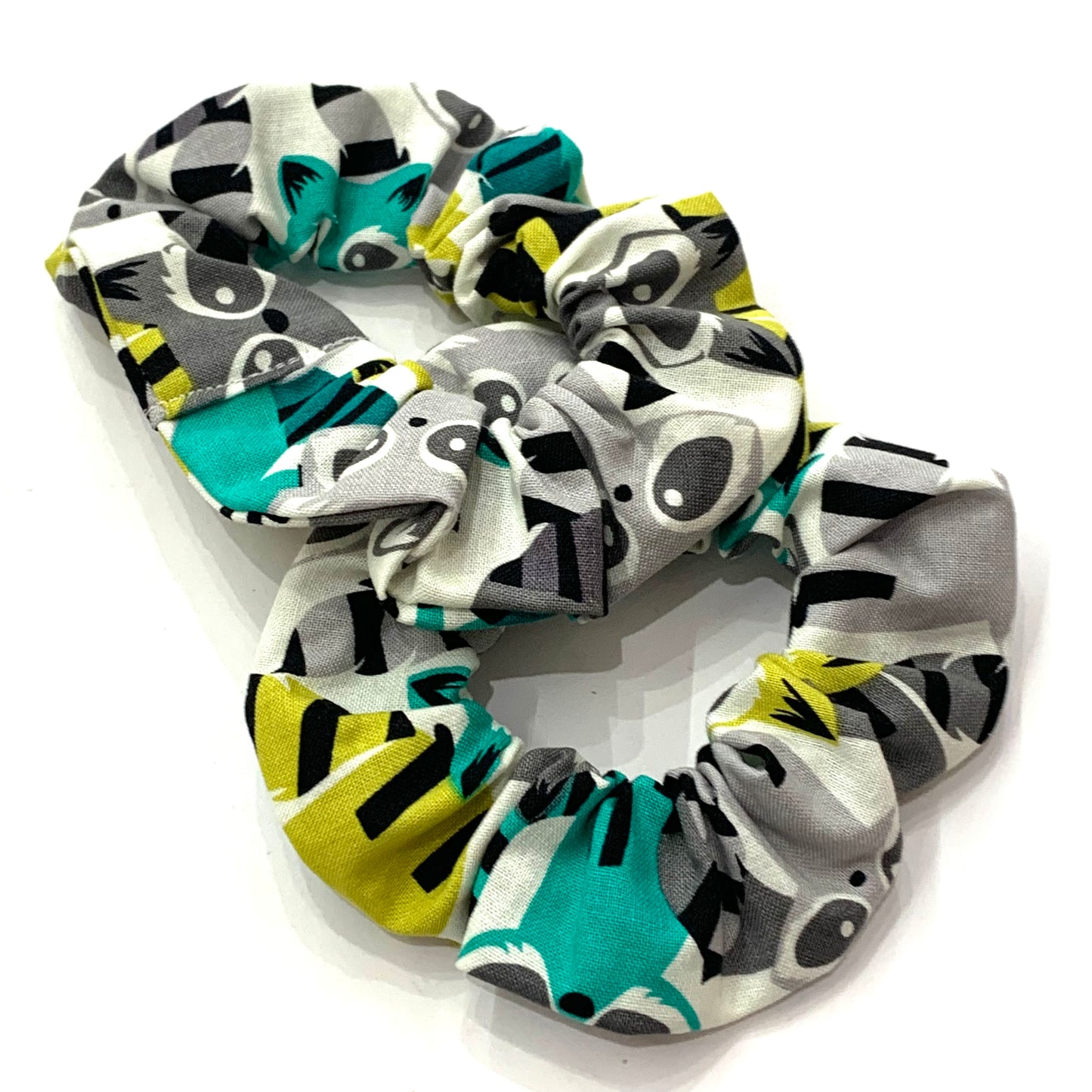 MUMMA WHOOPEE - "Racoons" REGULAR SCRUNCHIES