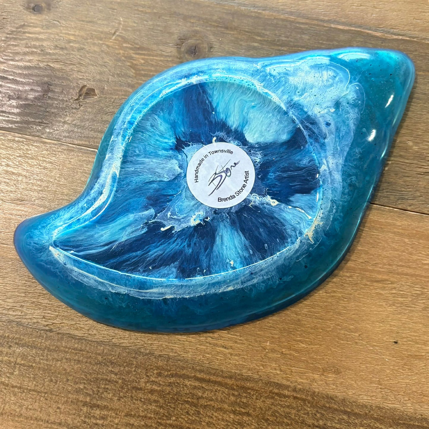 BRENDA STONE ART - Large Shell Resin Tray