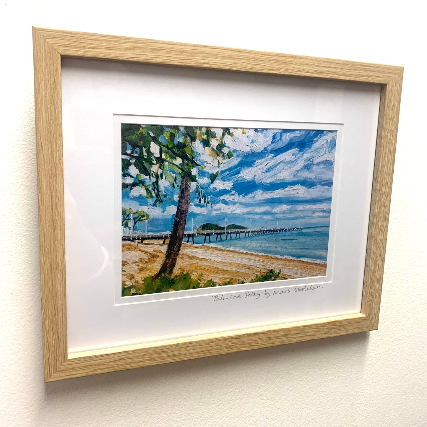 Mark Skelcher Artist - "Palm Cove Jetty"- Framed Artist Print